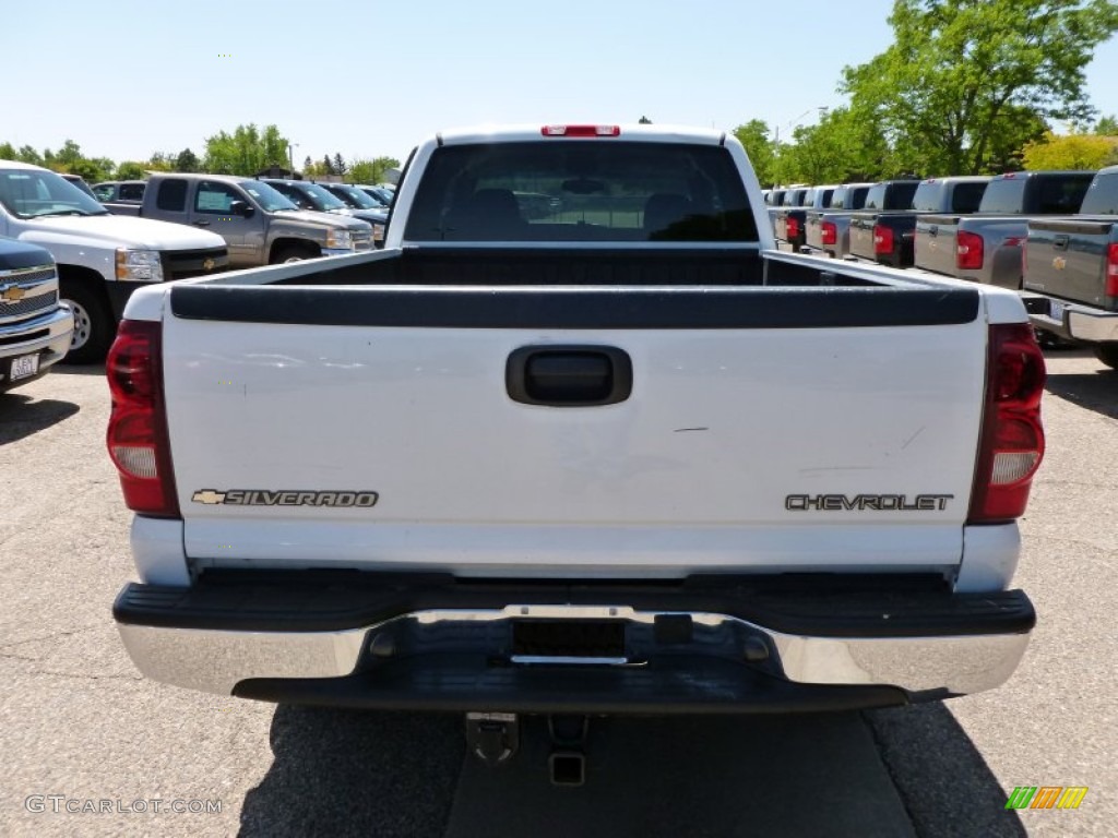 2003 Silverado 2500HD LS Extended Cab 4x4 - Summit White / Dark Charcoal photo #5
