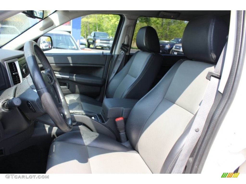 2008 Grand Cherokee Laredo 4x4 - Stone White / Dark Slate Gray photo #9
