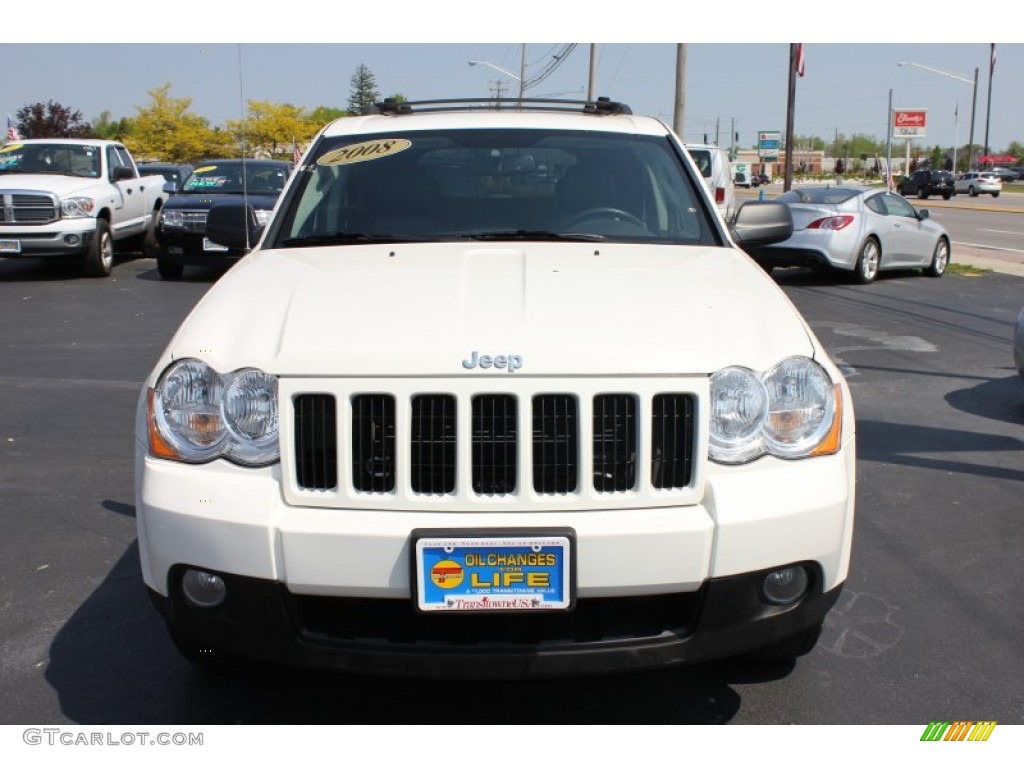 2008 Grand Cherokee Laredo 4x4 - Stone White / Dark Slate Gray photo #19