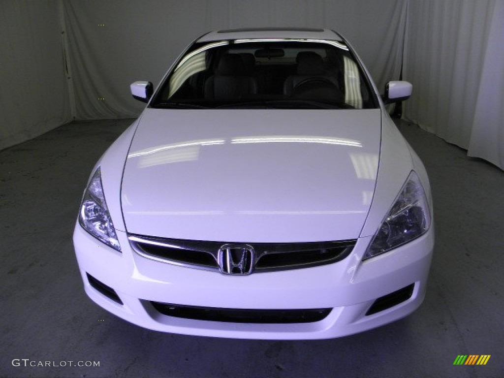 2007 Accord EX Sedan - Taffeta White / Ivory photo #2