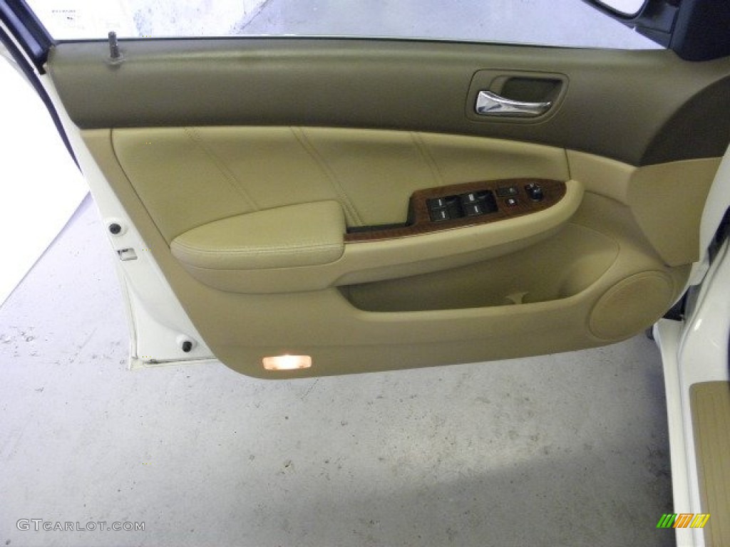 2007 Accord EX Sedan - Taffeta White / Ivory photo #6