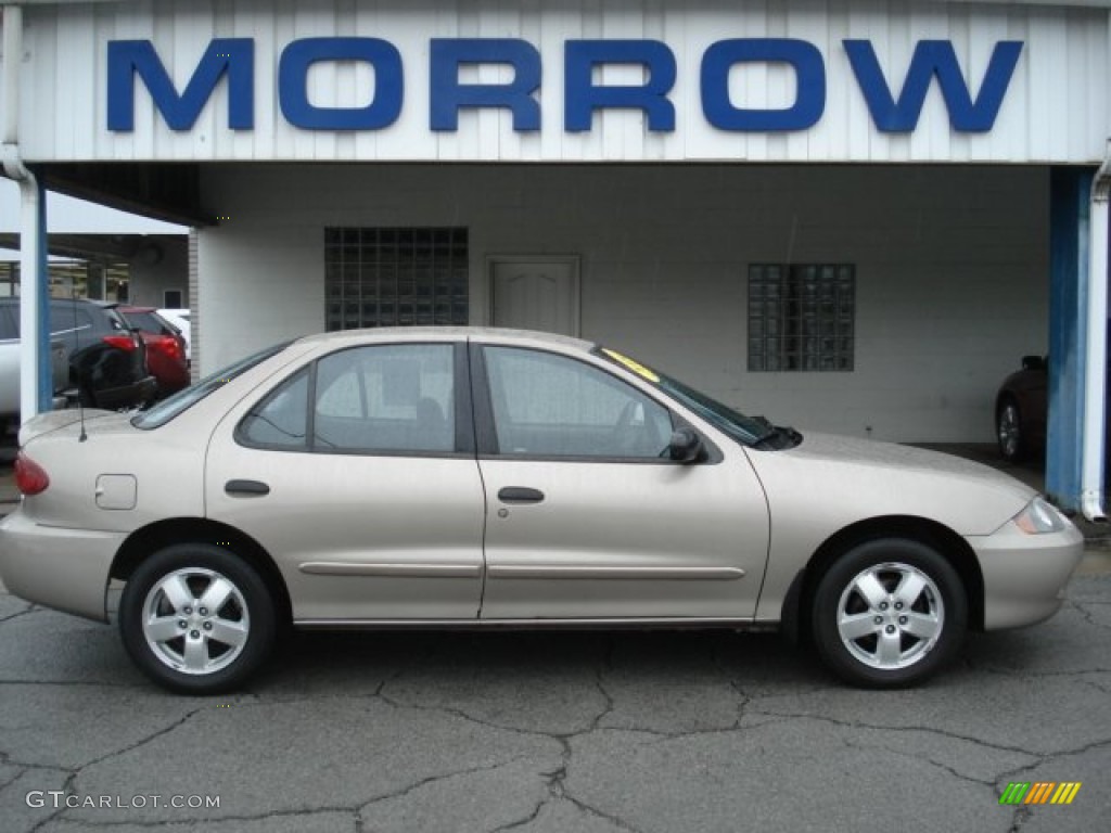 2004 Cavalier LS Sedan - Sandrift Metallic / Neutral photo #1