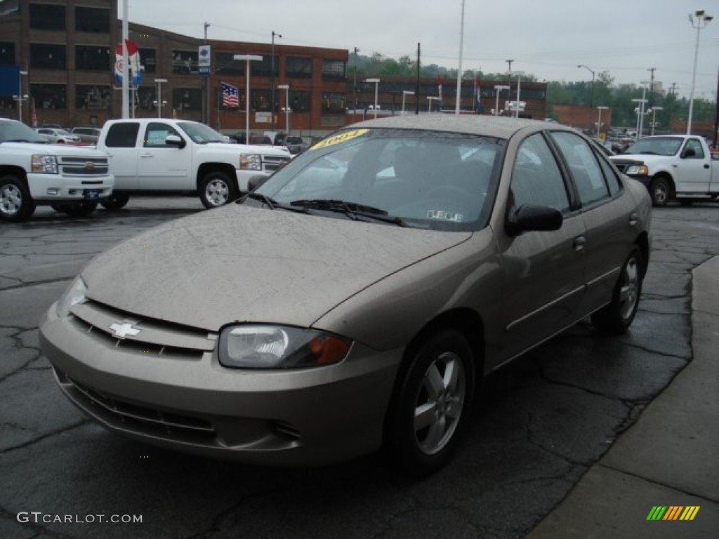 2004 Cavalier LS Sedan - Sandrift Metallic / Neutral photo #4