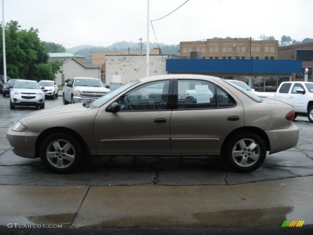 2004 Cavalier LS Sedan - Sandrift Metallic / Neutral photo #5