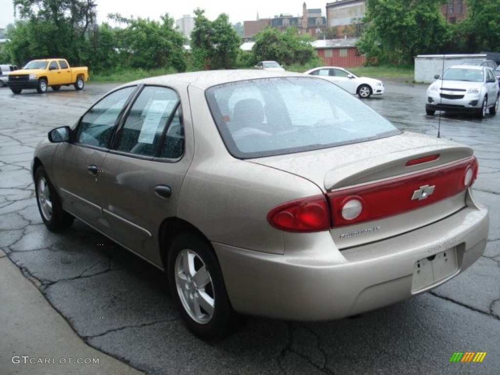 2004 Cavalier LS Sedan - Sandrift Metallic / Neutral photo #6