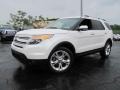 White Platinum Tri-Coat 2011 Ford Explorer Limited 4WD Exterior