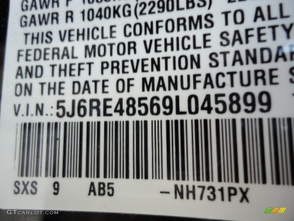 2009 CR-V EX 4WD - Crystal Black Pearl / Ivory photo #16