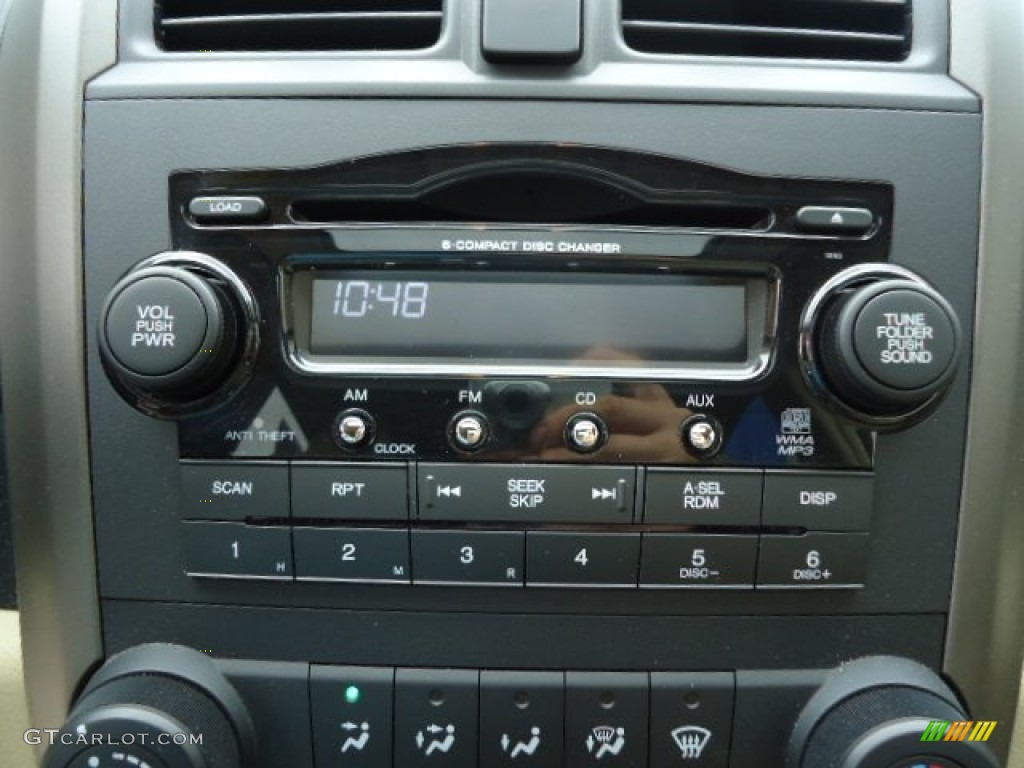 2009 CR-V EX 4WD - Crystal Black Pearl / Ivory photo #18