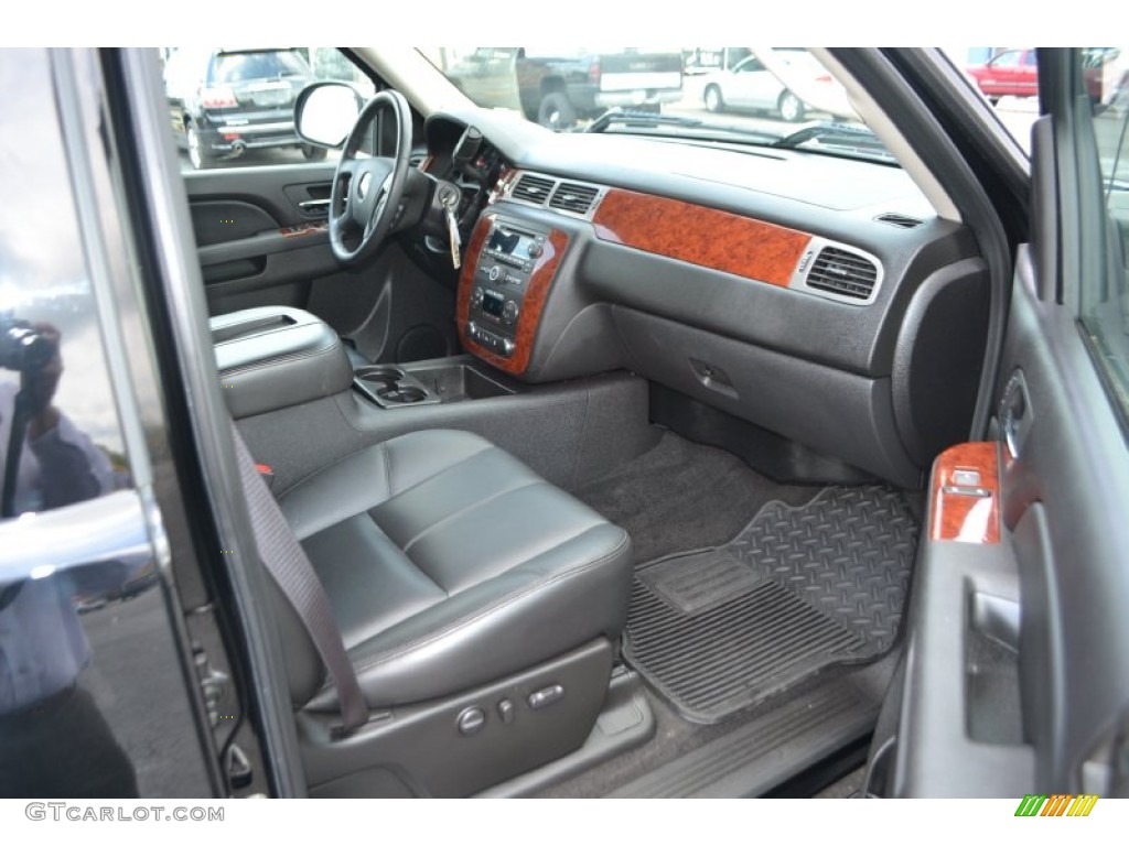 Ebony Interior 2011 Chevrolet Silverado 1500 LTZ Crew Cab 4x4 Photo #65150656