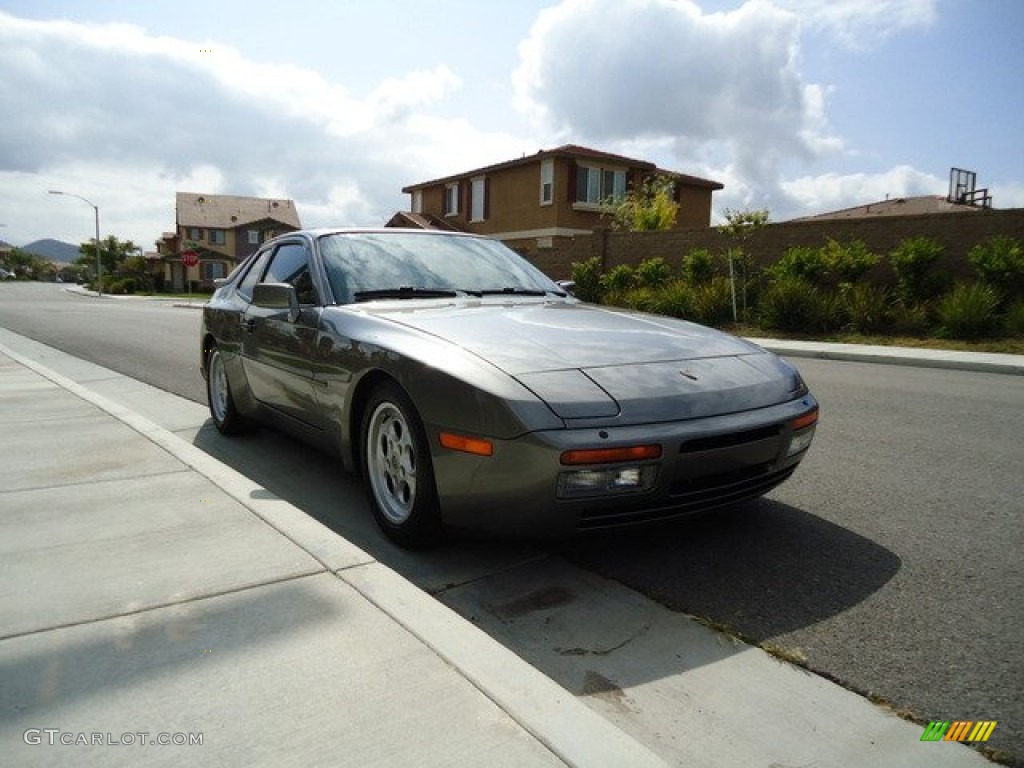 Stone Grey Metallic 1986 Porsche 944 Turbo Exterior Photo #65151345