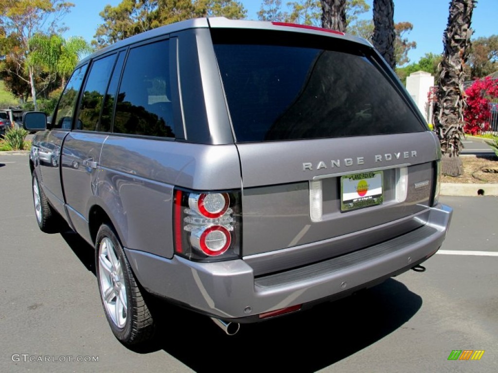 2012 Range Rover Supercharged - Orkney Grey Metallic / Jet photo #3