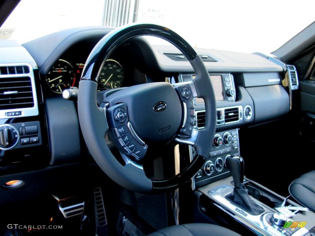 2012 Range Rover Supercharged - Orkney Grey Metallic / Jet photo #8