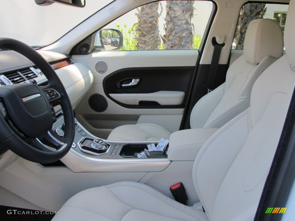 Almond/Espresso Interior 2012 Land Rover Range Rover Evoque Prestige Photo #65153562