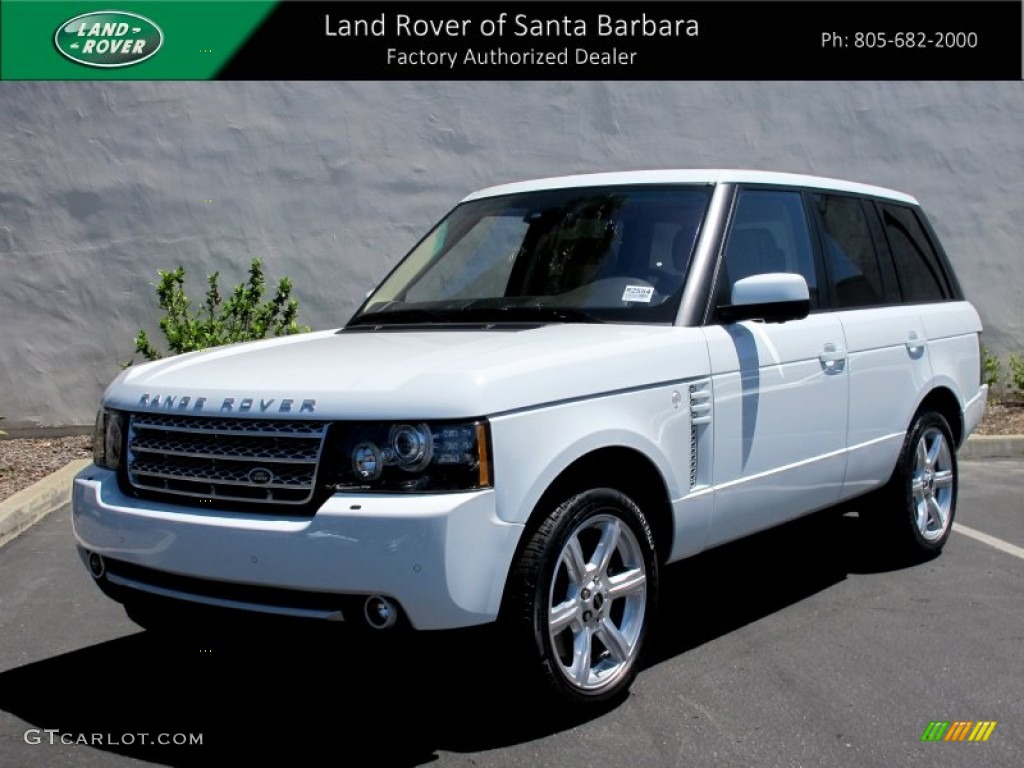 2012 Range Rover Supercharged - Fuji White / Parchment photo #1