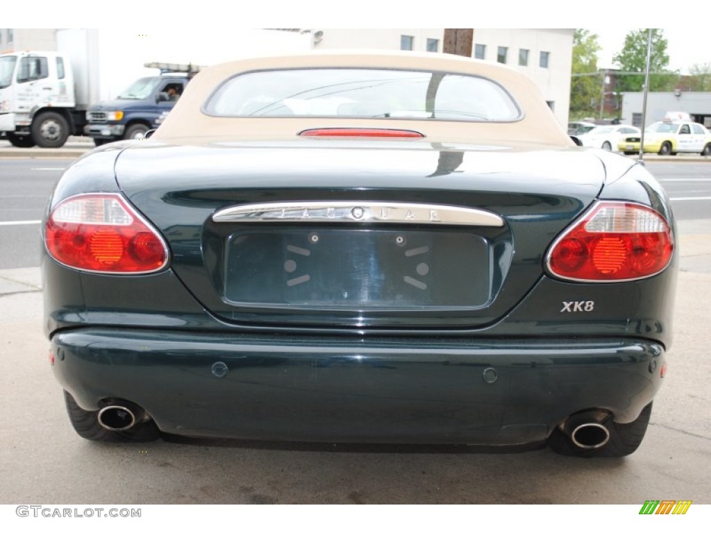 British Racing Green Metallic 2001 Jaguar XK XK8 Convertible Exterior Photo #65154162