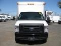 2008 Oxford White Ford E Series Cutaway E350 Commercial Moving Truck  photo #2