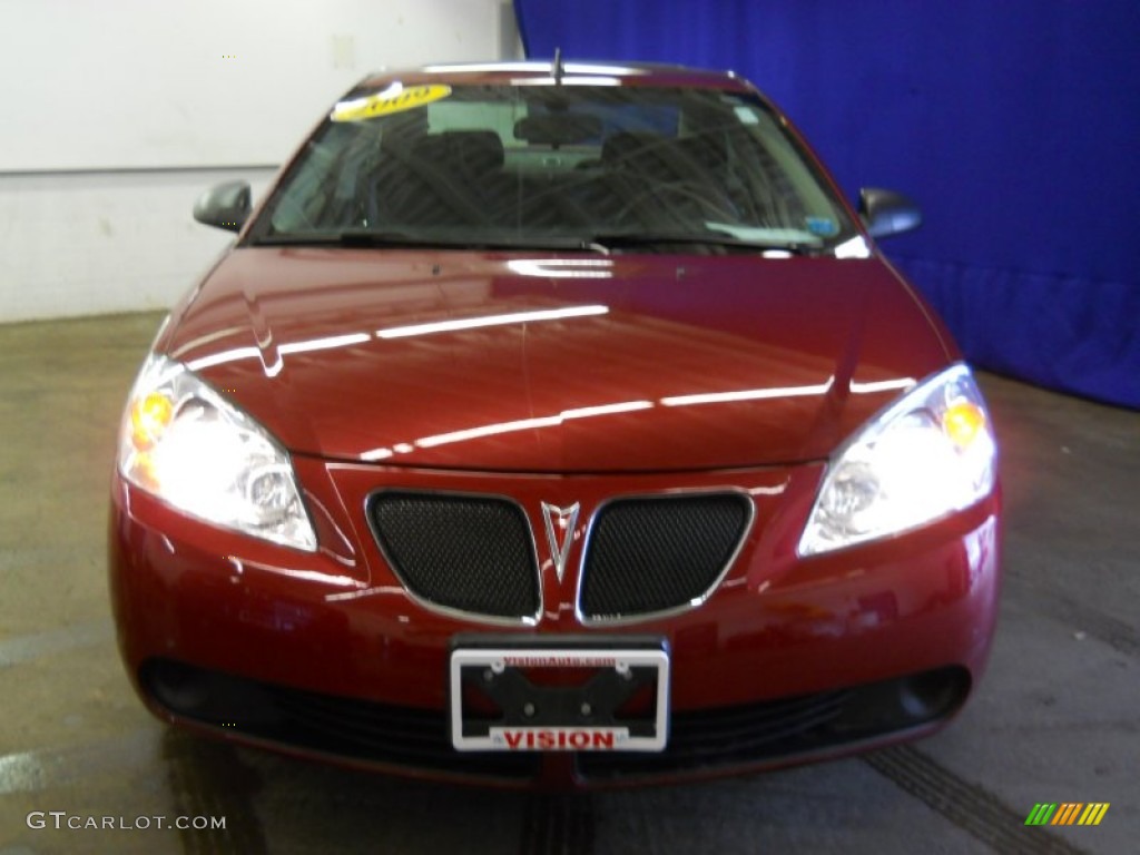 2009 G6 Sedan - Performance Red Metallic / Ebony photo #21