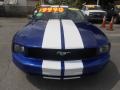 2005 Sonic Blue Metallic Ford Mustang V6 Deluxe Coupe  photo #2