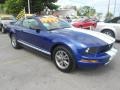 2005 Sonic Blue Metallic Ford Mustang V6 Deluxe Coupe  photo #9