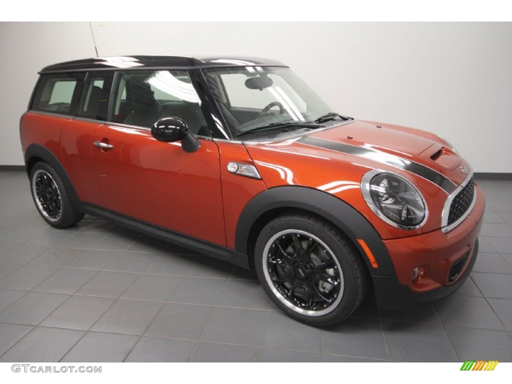 2012 Cooper S Clubman - Spice Orange Metallic / Carbon Black photo #1