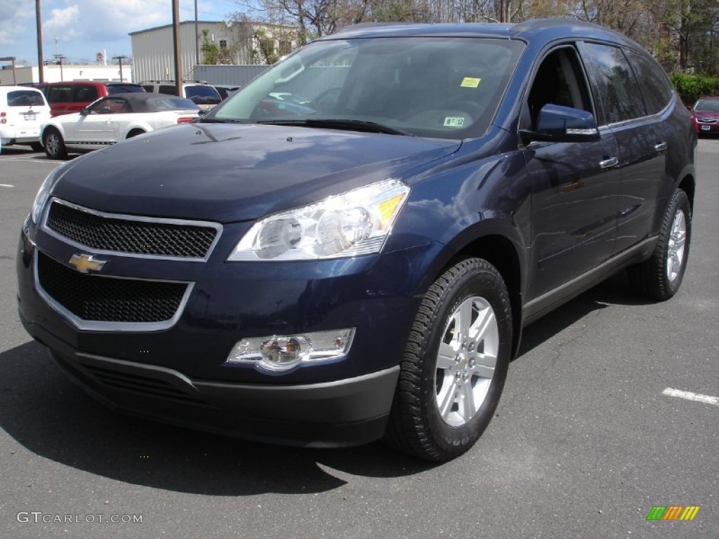 2012 Traverse LT AWD - Dark Blue Metallic / Ebony photo #1