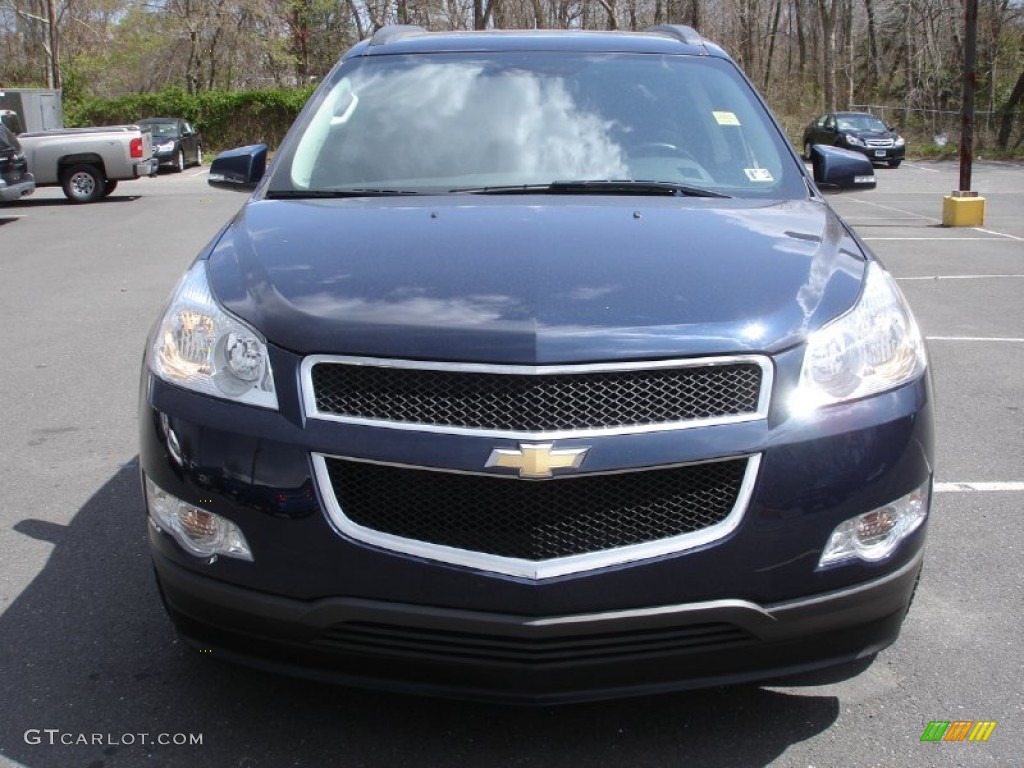 2012 Traverse LT AWD - Dark Blue Metallic / Ebony photo #2