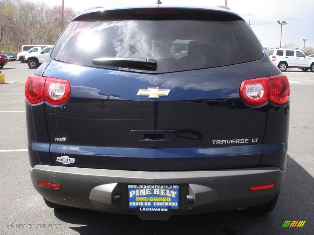 2012 Traverse LT AWD - Dark Blue Metallic / Ebony photo #5