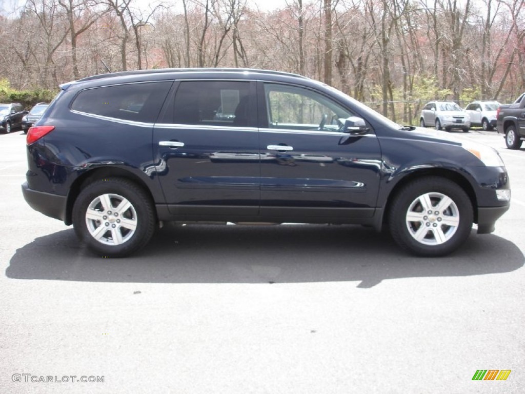 2012 Traverse LT AWD - Dark Blue Metallic / Ebony photo #7