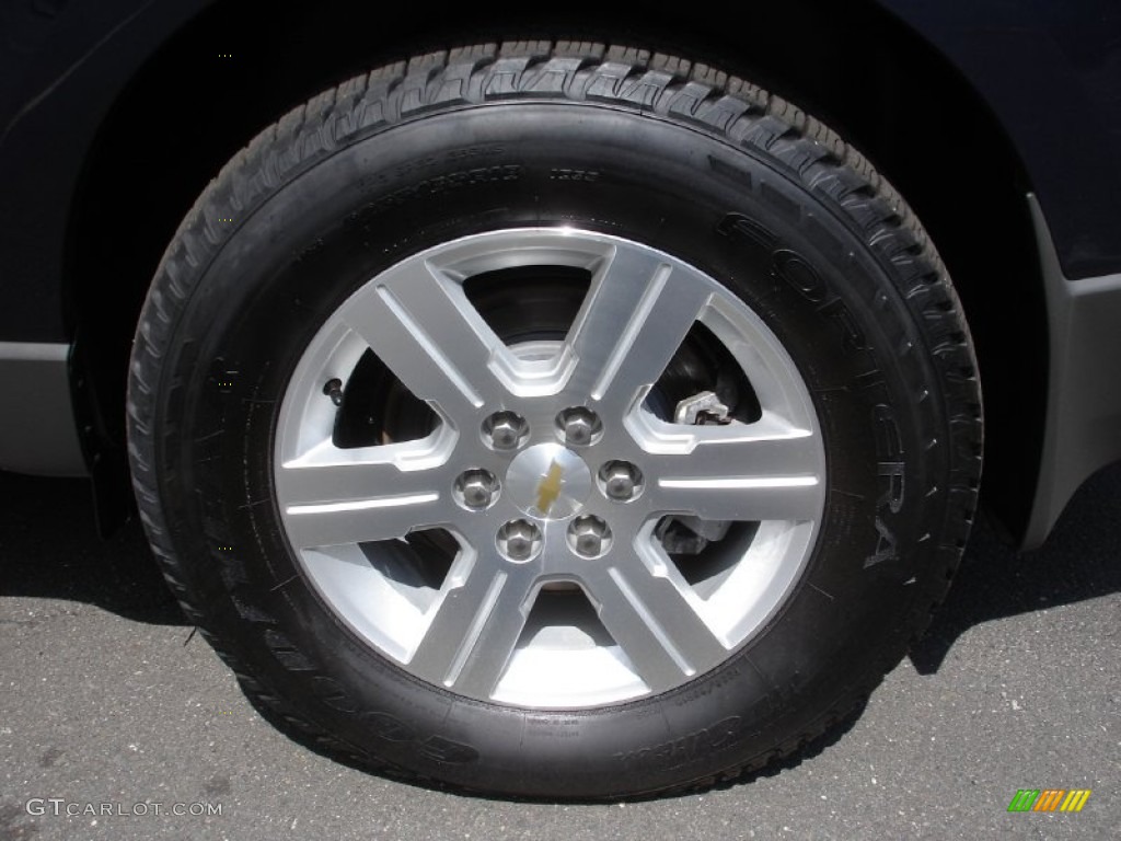 2012 Traverse LT AWD - Dark Blue Metallic / Ebony photo #8