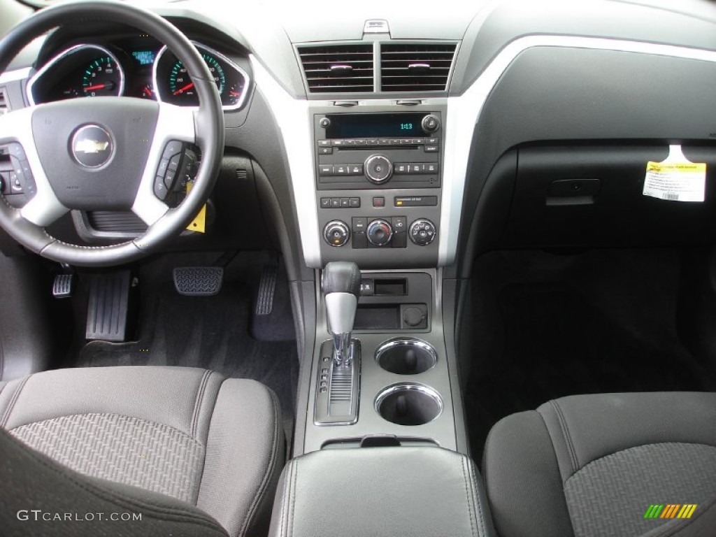 2012 Traverse LT AWD - Dark Blue Metallic / Ebony photo #12