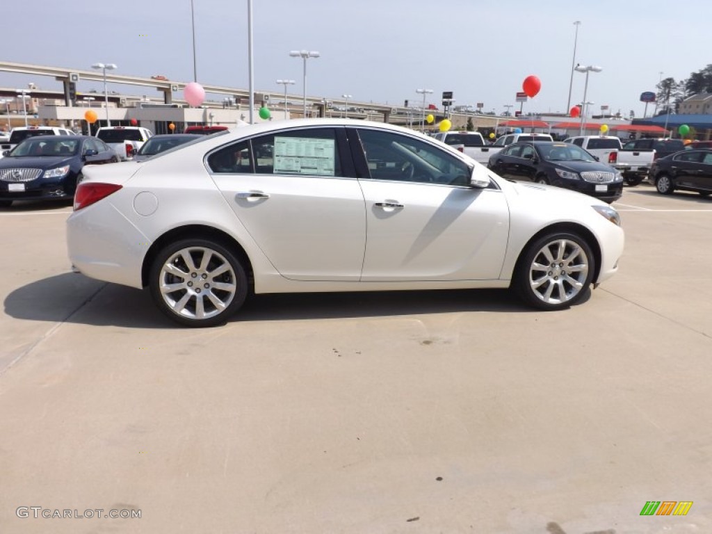 White Diamond Tricoat 2012 Buick Regal Turbo Exterior Photo #65162556