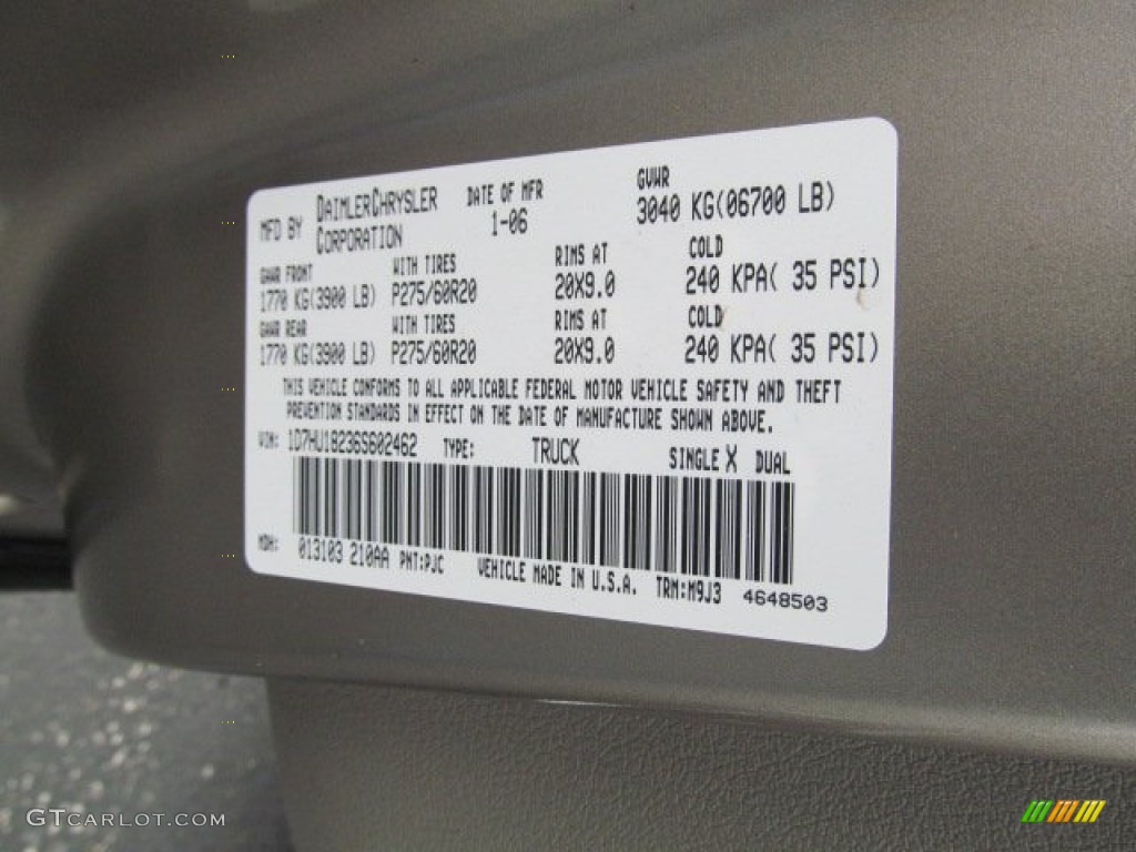 2006 Ram 1500 SLT Quad Cab 4x4 - Light Khaki Metallic / Khaki Beige photo #24