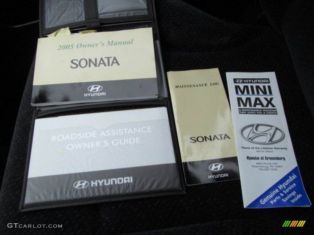 2005 Sonata GLS V6 - Bright Silver / Black photo #23