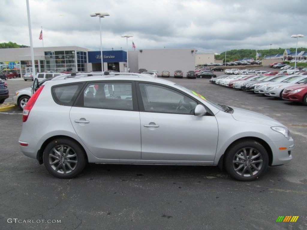 2012 Elantra GLS Touring - Shimmering Silver / Black photo #2