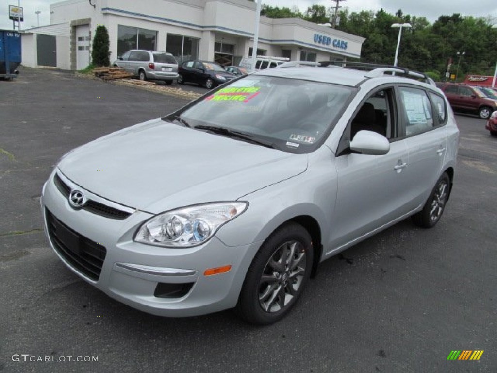 2012 Elantra GLS Touring - Shimmering Silver / Black photo #3