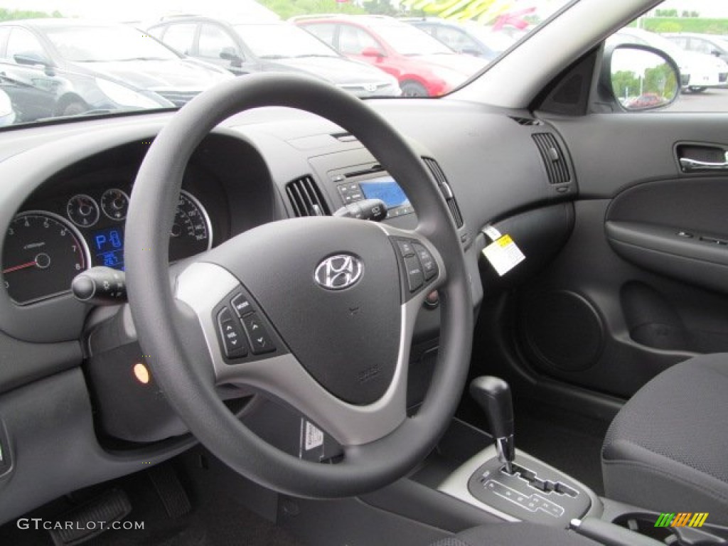 2012 Elantra GLS Touring - Shimmering Silver / Black photo #6