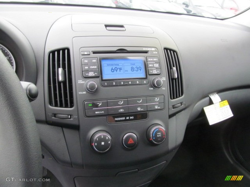 2012 Elantra GLS Touring - Shimmering Silver / Black photo #8