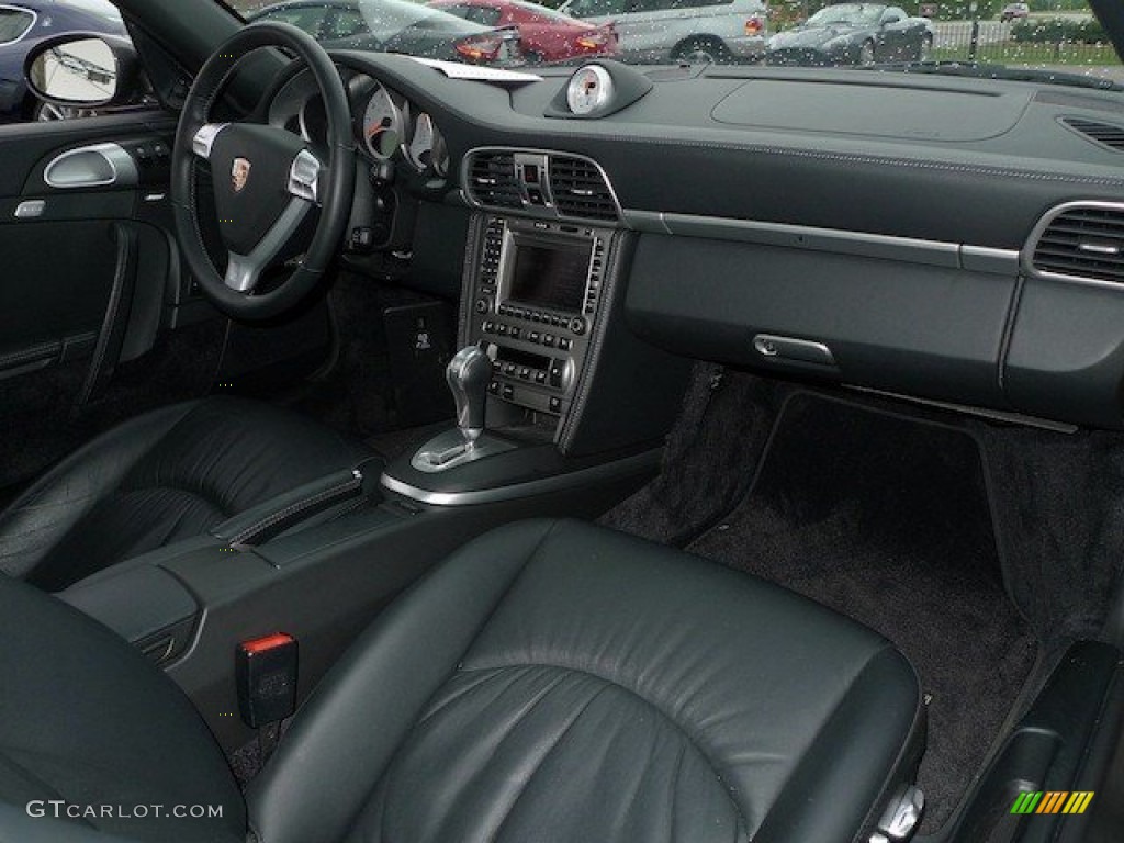 2007 911 Turbo Coupe - Meteor Grey Metallic / Black photo #24