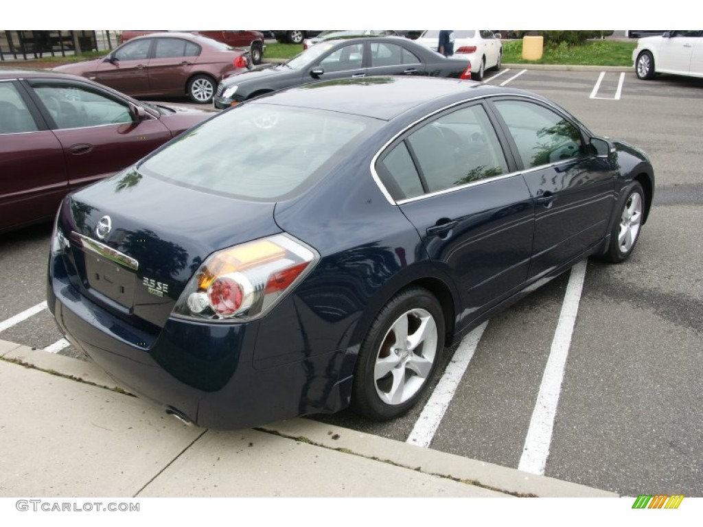 2008 Altima 3.5 SE - Majestic Blue Metallic / Frost photo #4