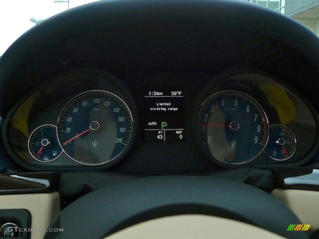 2012 Maserati GranTurismo S Automatic Gauges Photo #65168067