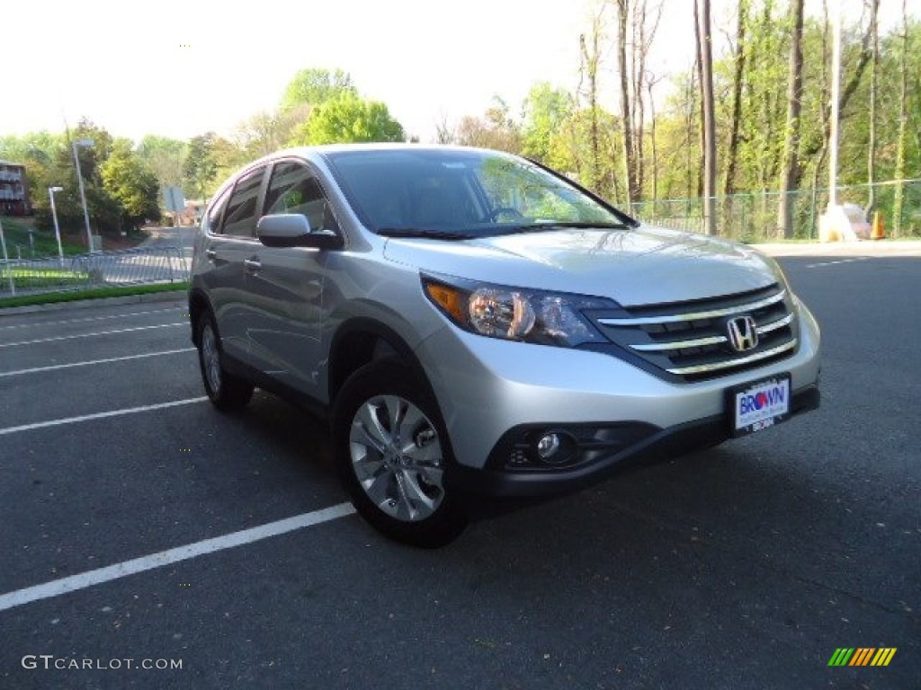 2012 CR-V EX - Alabaster Silver Metallic / Gray photo #1