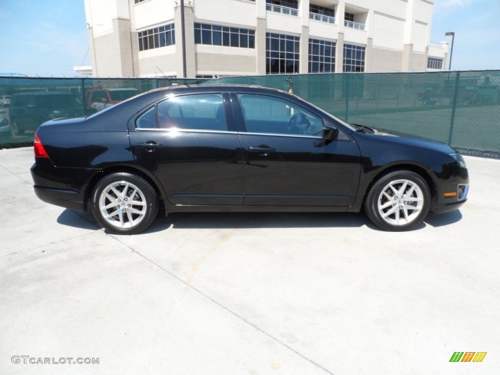 2011 Fusion SEL V6 - Tuxedo Black Metallic / Charcoal Black photo #2