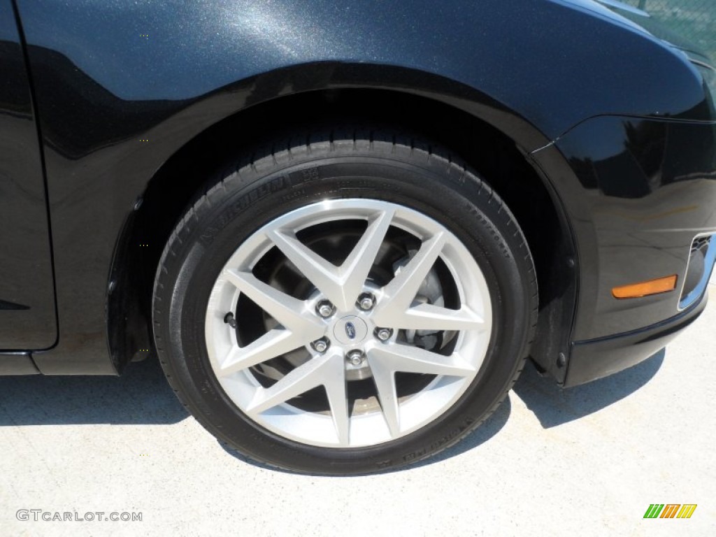 2011 Fusion SEL V6 - Tuxedo Black Metallic / Charcoal Black photo #12