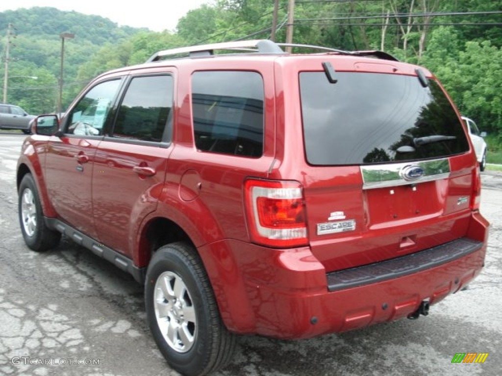 2012 Escape Limited V6 - Toreador Red Metallic / Charcoal Black photo #6