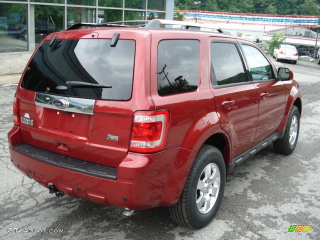 2012 Escape Limited V6 - Toreador Red Metallic / Charcoal Black photo #8