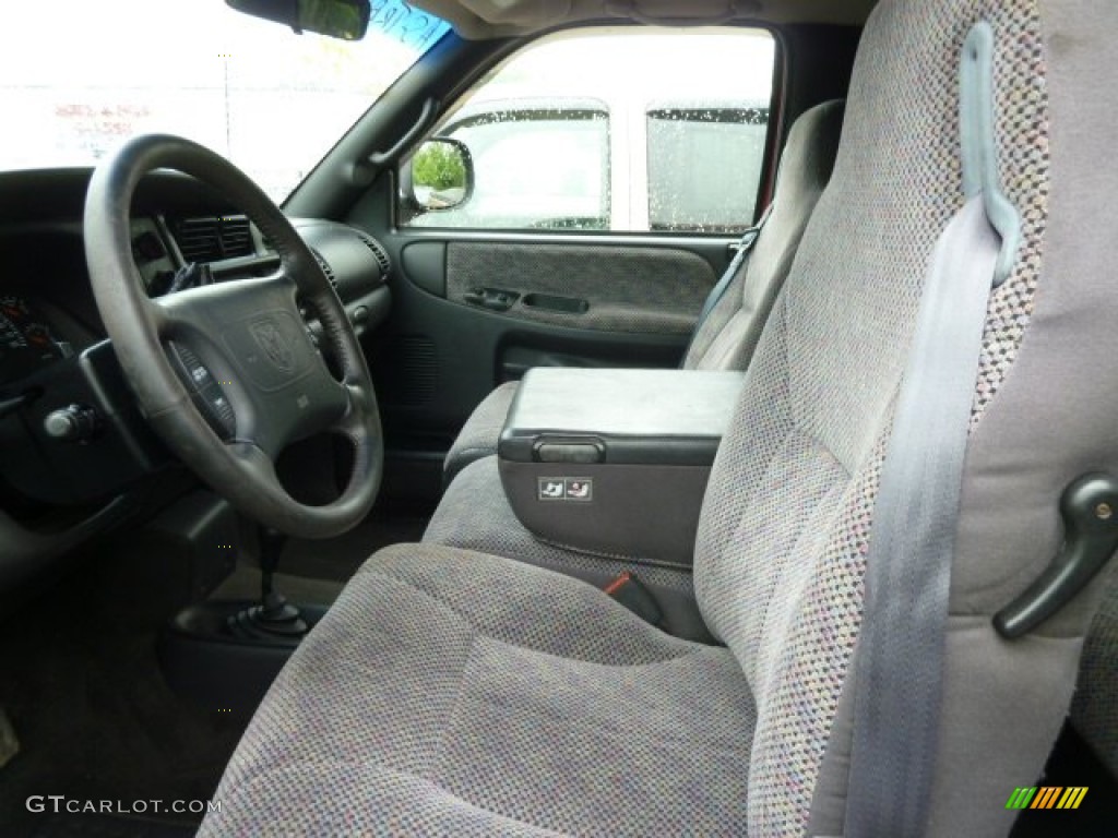 Black Interior 1998 Dodge Ram 1500 Laramie SLT Extended Cab 4x4 Photo #65176209