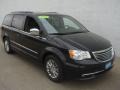 2011 Brilliant Black Crystal Pearl Chrysler Town & Country Touring - L  photo #1