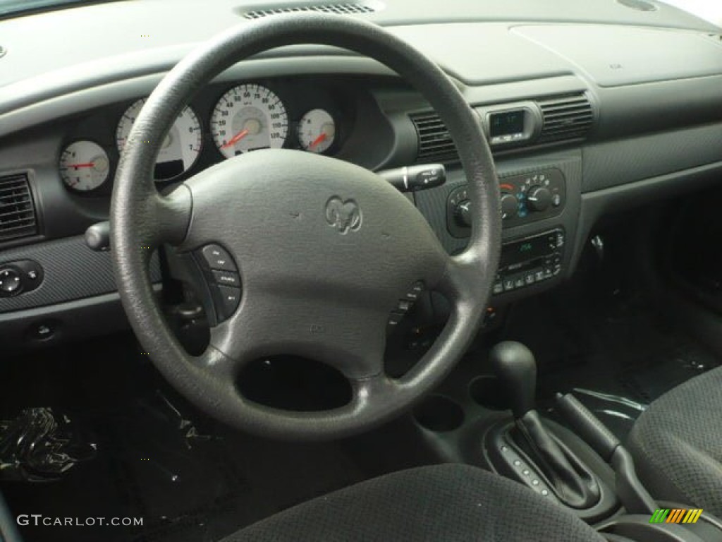 2004 Dodge Stratus ES Sedan Dark Slate Gray Dashboard Photo #65178099