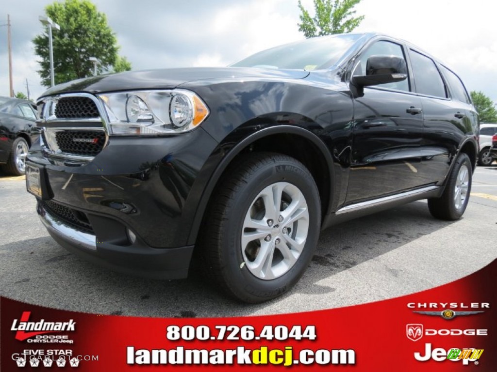 2012 Durango Crew - Brilliant Black Crystal Pearl / Black photo #1