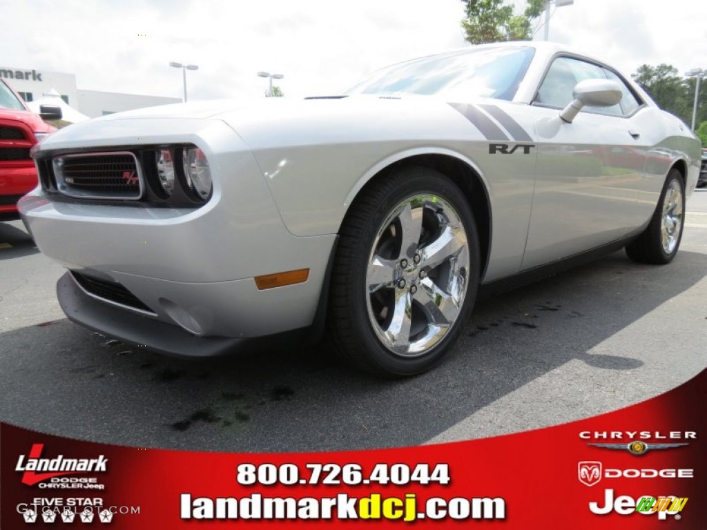 2012 Challenger R/T - Bright Silver Metallic / Dark Slate Gray photo #1